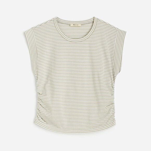 Madewell Side-Cinch Muscle Tee Size Medium - Picture 4 of 10